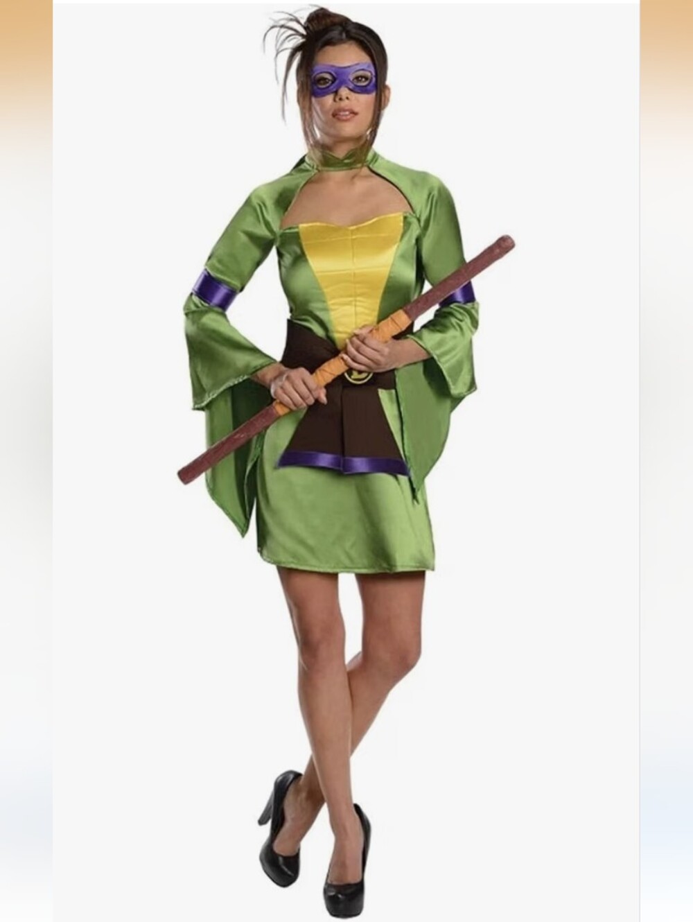 Brand New Secret Wishes Teenage Mutant Ninja Turtles Donatello Adult Costume S